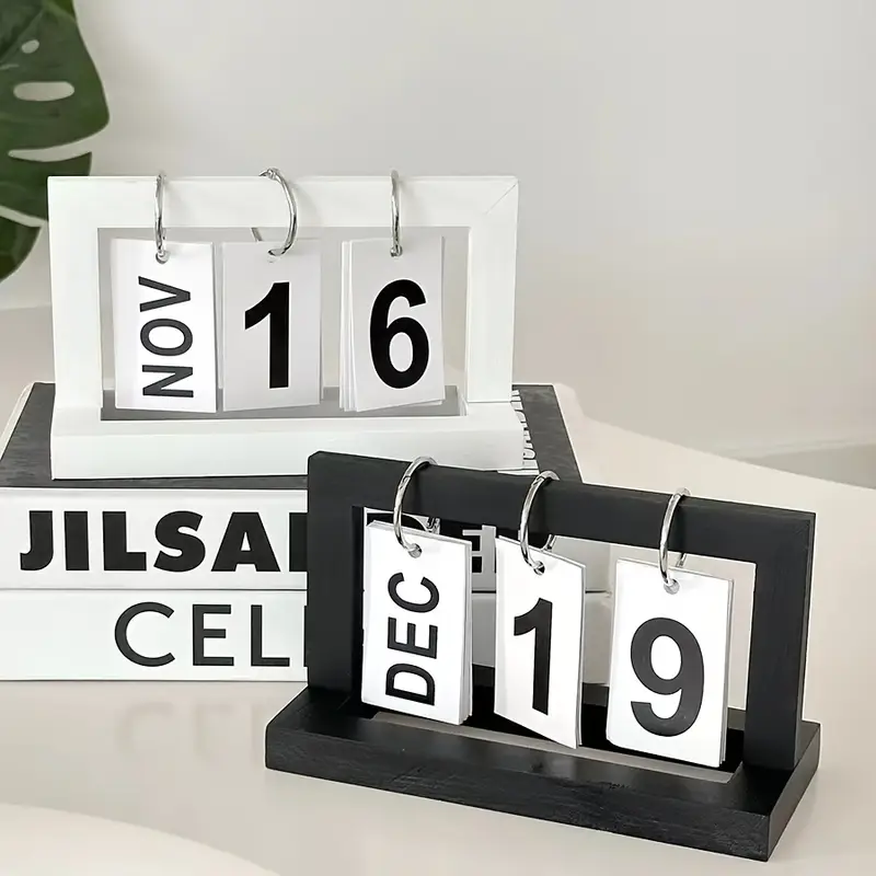 Desk Setup Minimalist - Adorno de Calendario de Plástico de
