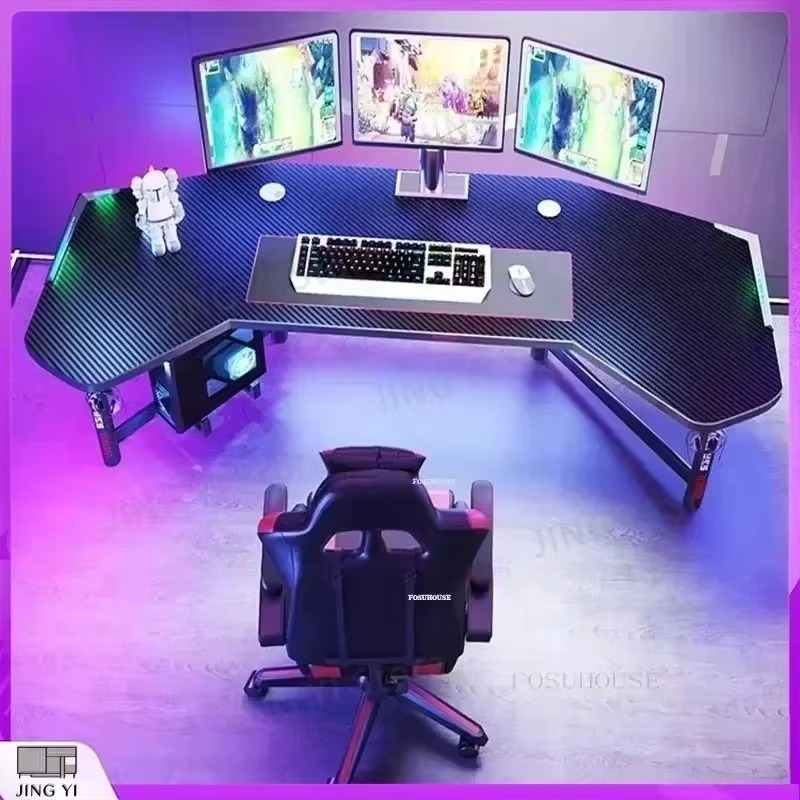 Desk Setup L Shaped - Escritorio Profesional para Juegos, Escritorio Ergonómico