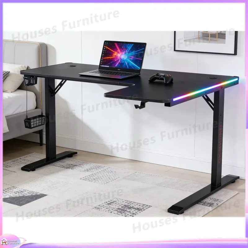 Desk Setup L Shaped - Escritorio Gamer Grande de 160 cm