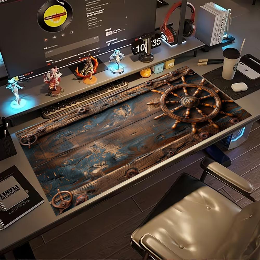 Desk Setup Pc And Laptop - Alfombrilla de ratón para juegos con