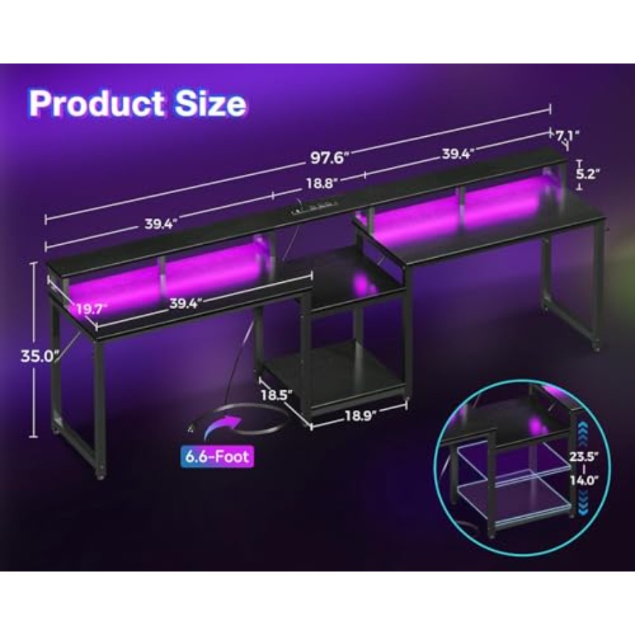Escritorio para juegos, diseña - Desk Setup L Shaped reseña y precio