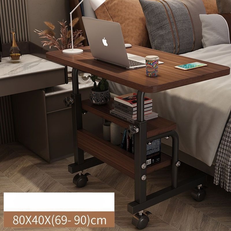 Mesa pequeña móvil, mesita de  - Desk Setup Minimalist reseña y precio