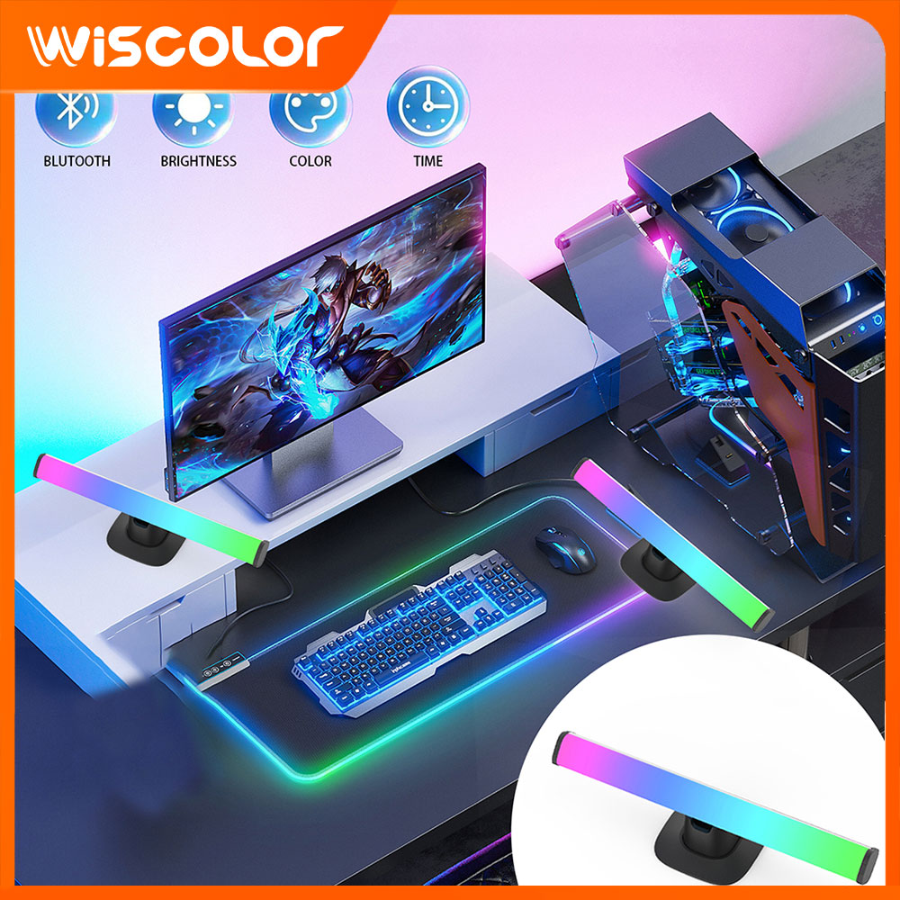 Barra de luces LED RGB con con - Desk Setup With Tv reseña y precio
