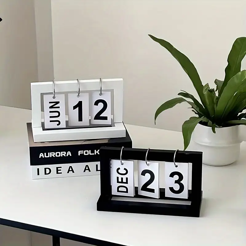 Adorno de Calendario de Plásti - Desk Setup Minimalist reseña y precio