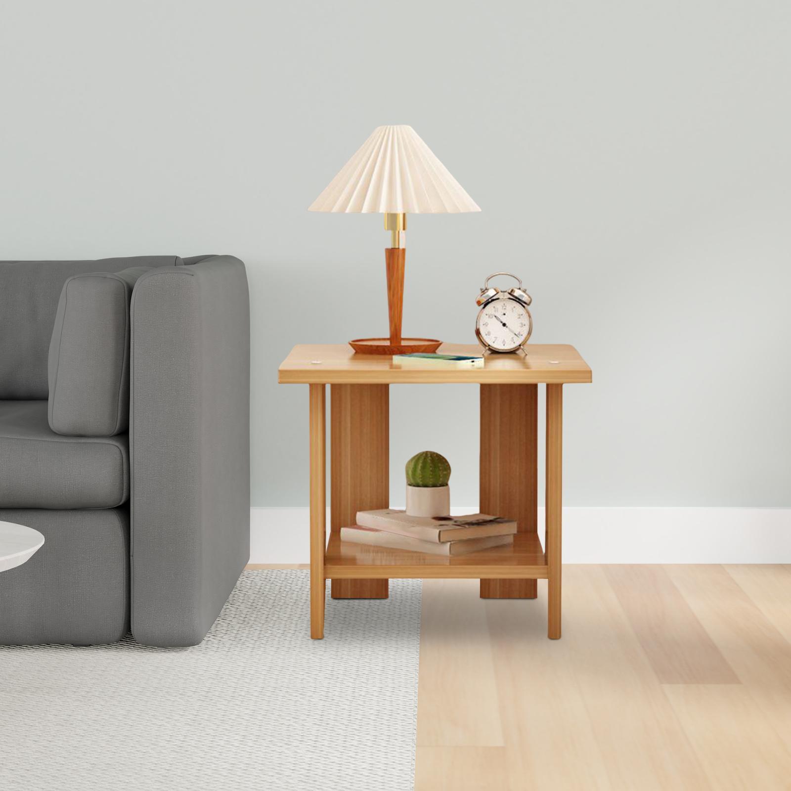 Mesa auxiliar de madera de dob - Desk Setup Minimalist reseña y precio