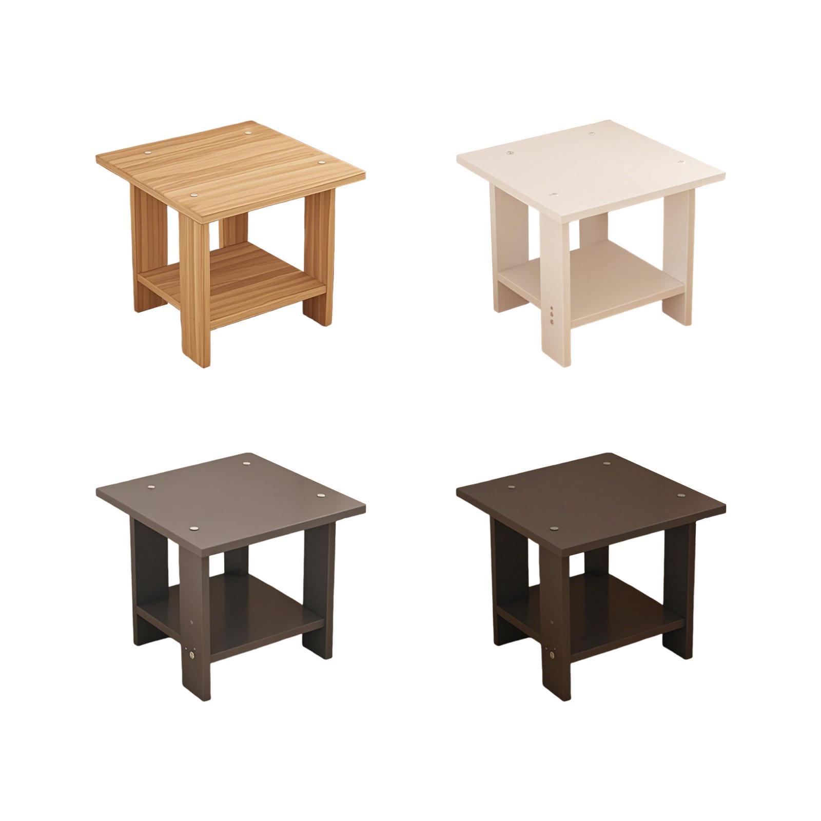 Mesa auxiliar de madera de dob - Desk Setup Minimalist reseña y precio