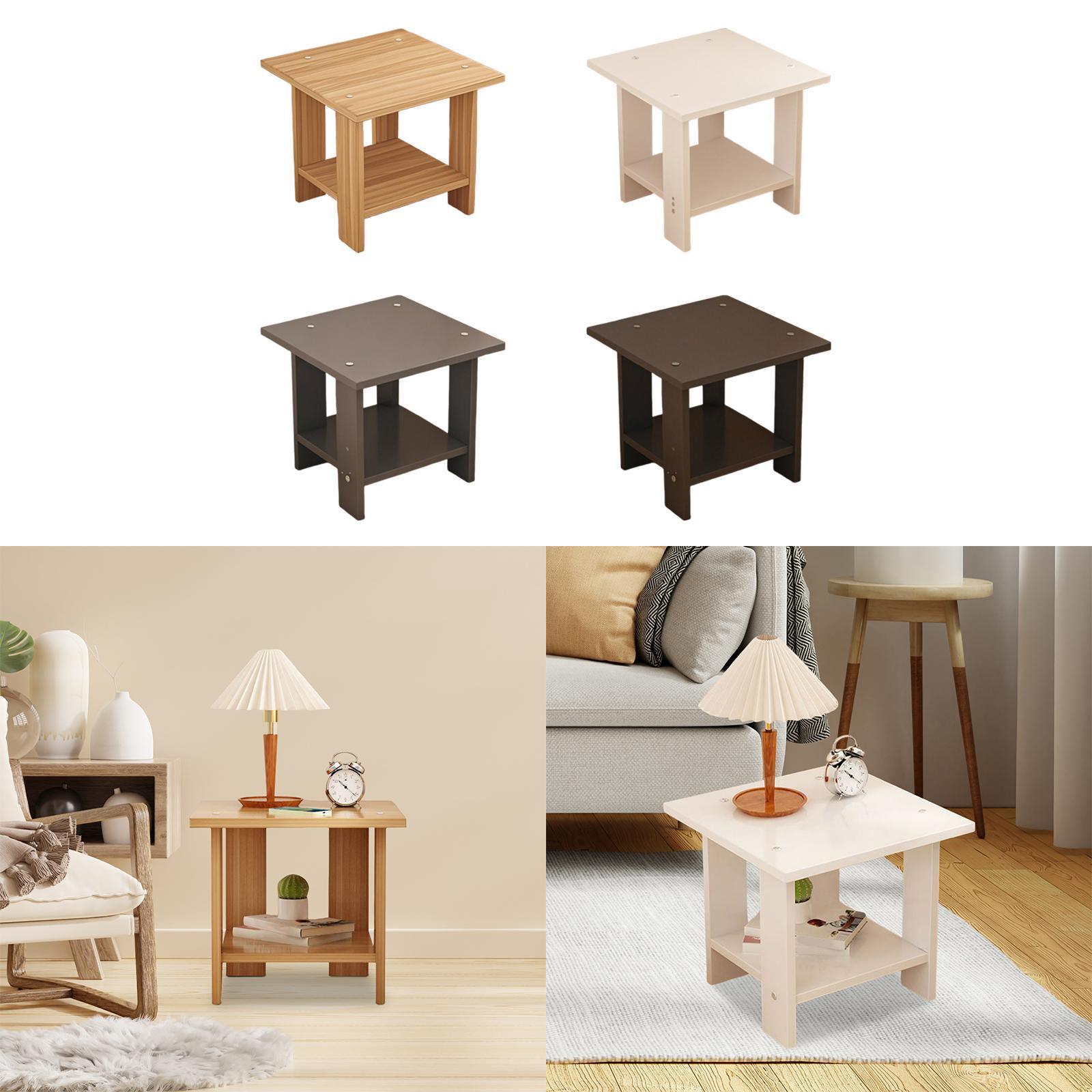 Mesa auxiliar de madera de dob - Desk Setup Minimalist reseña y precio