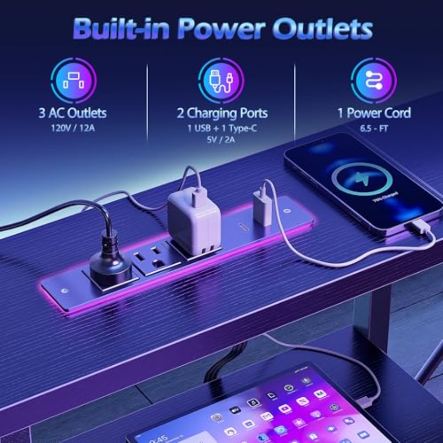 Escritorio para juegos en form - Desk Setup L Shaped reseña y precio