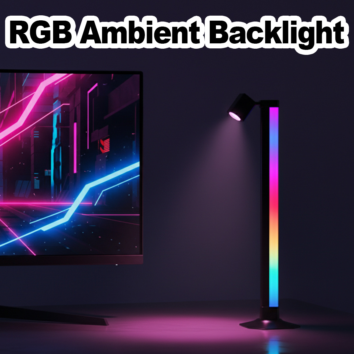 Barra de luz inteligente LED R - Desk Setup With Tv reseña y precio